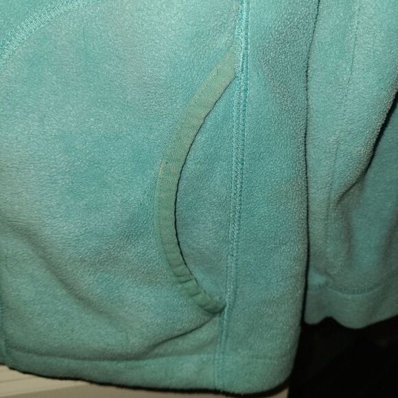 Woolrich Aqua Blue Fleece Zip Front Jacket - Picture 6 of 13